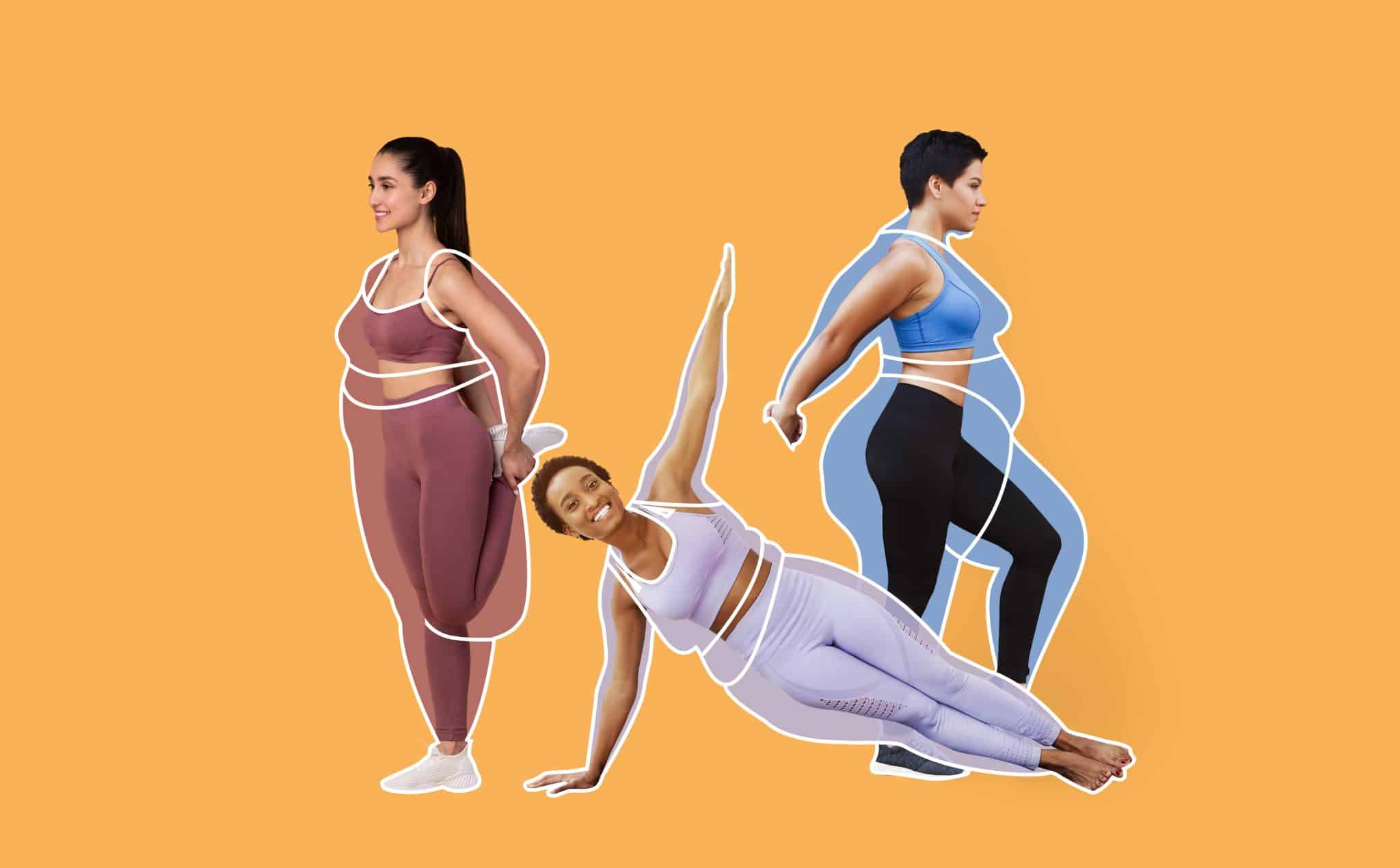 3 women exercising