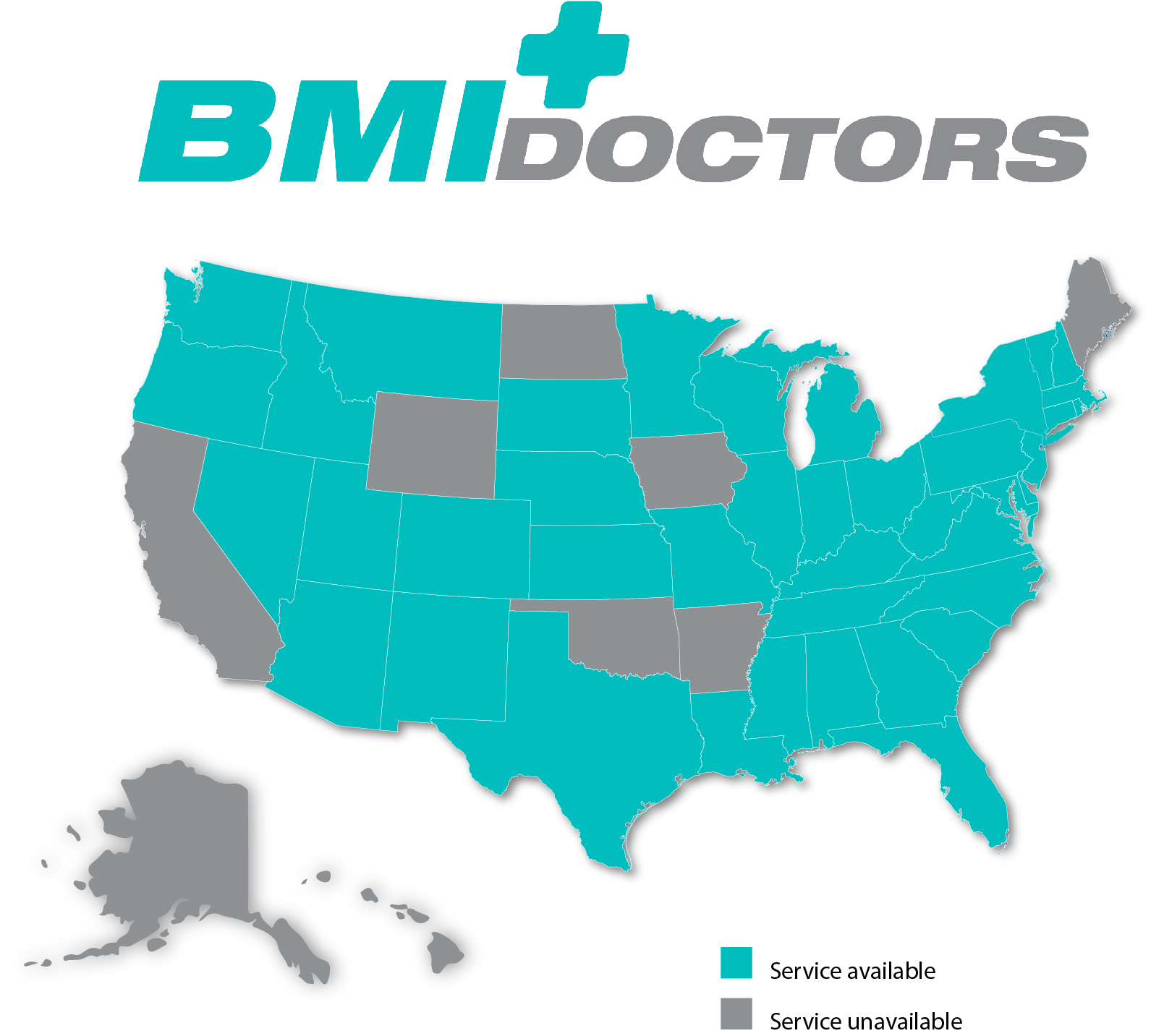 BMI Doctors Semaglutide Program Map