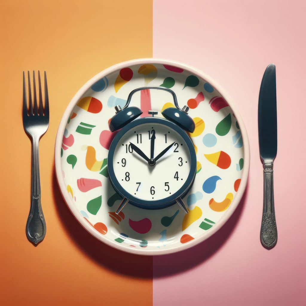 plate and clock