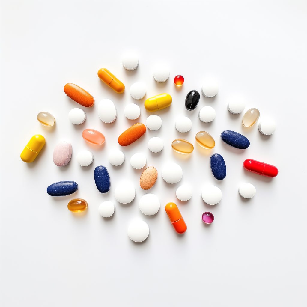 assorted semaglutide and antibiotics