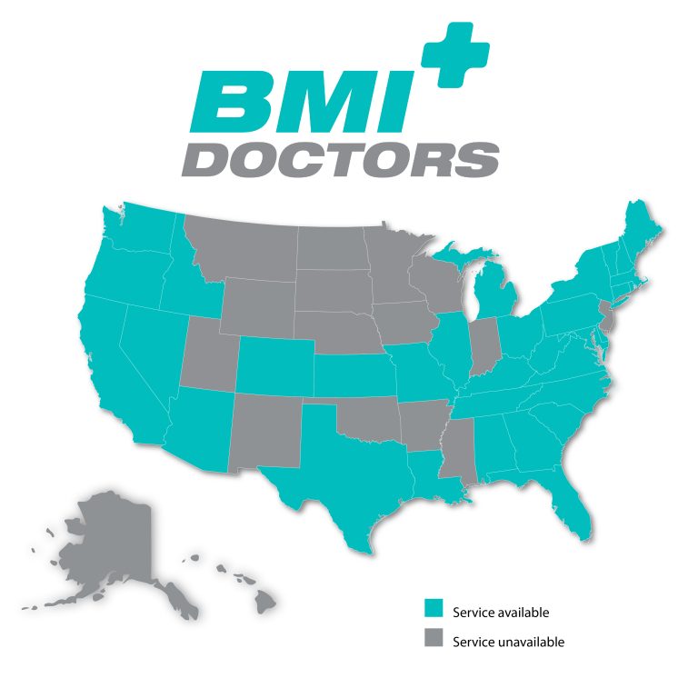 BMI Doctors Semaglutide Program Map